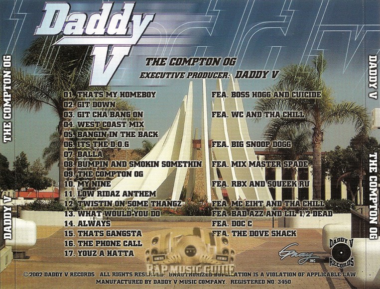 Daddy V - The Compton OG: CD | Rap Music Guide